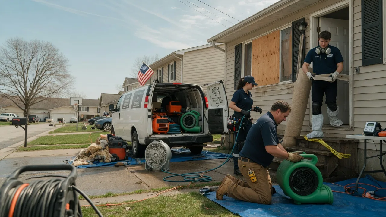 Water Damage Restoration in Westerville, OH near me